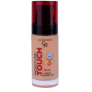 GOLDEN ROSE MOISTURE TOUCH LIQUID FOUNDATION فاونديشن للبشرة من كولدن روز