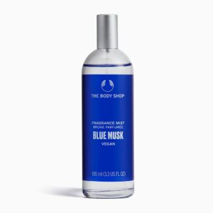 THE BODY SHOP BLUE MUSK FRAGRANCE MIST 100ml بخاخ عطر للجسم من ذا بدي شوب