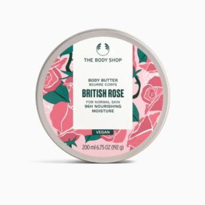 THE BODY SHOP BRITISH ROSE BODY BUTTER 200ml زبدة مرطبة للجسم من ذا بدي شوب