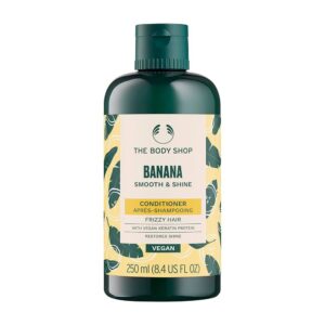 THE BODY SHOP BANANA SMOOTH & SHINE CONDITIONER 250ml بلسم للشعر من ذا بدي شوب