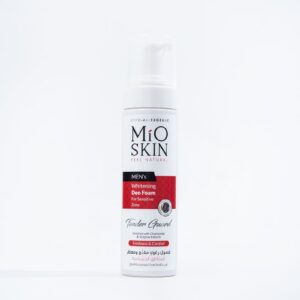 MIO SKIN MEN 'S WHITENING DEO FOAM FOR SENSITIVE ZONE TENDER GUARD غسول رغوي مفتح ومعطر للمناطق الحساسة للرجال.