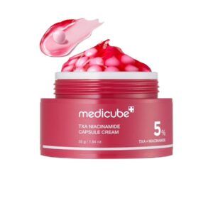MEDICUBE TXA NIACINAMIDE CAPSULE CREAM 55g كريم لعلاج التصبغات وتوحيد لون البشرة من ميديكيوب