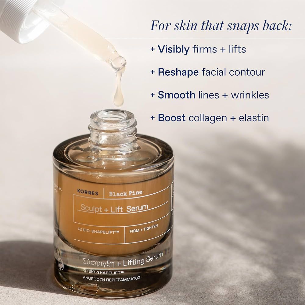 KORRES BLACK PINE SCULPT + LIFT SERUM 30ml سيروم لشد البشرة من كوريس - Image 5