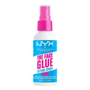 NYX PROFESSIONAL MAKEUP THE FACE GLUE SETTING SPRAY 60ml سبراي مثبت للمكياج من ان واي اكس