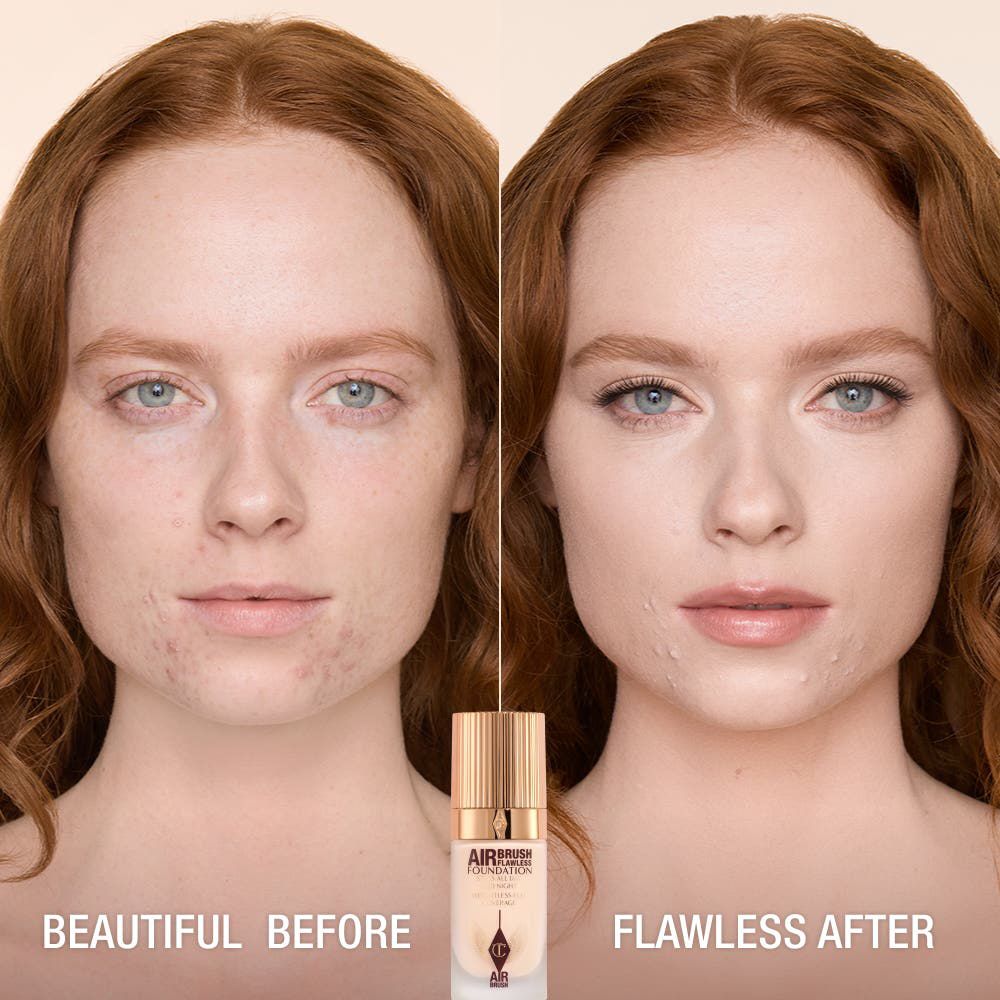 CHARLOTTE TILBURY AIRBRUSH FLAWLESS FOUNDATION فاونديشن للبشرة بتغطية عالية من تشارلوت - Image 2