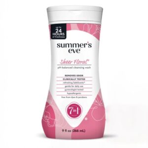 SUMMERS EVE sheer floral cleansing wash 266ml سمر ايف غسول للمناطق الحساسة