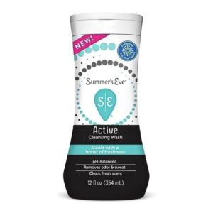 SUMMERS EVE Active Cleansing Wash 354ml سمرز ايف غسول مناطق حساسة