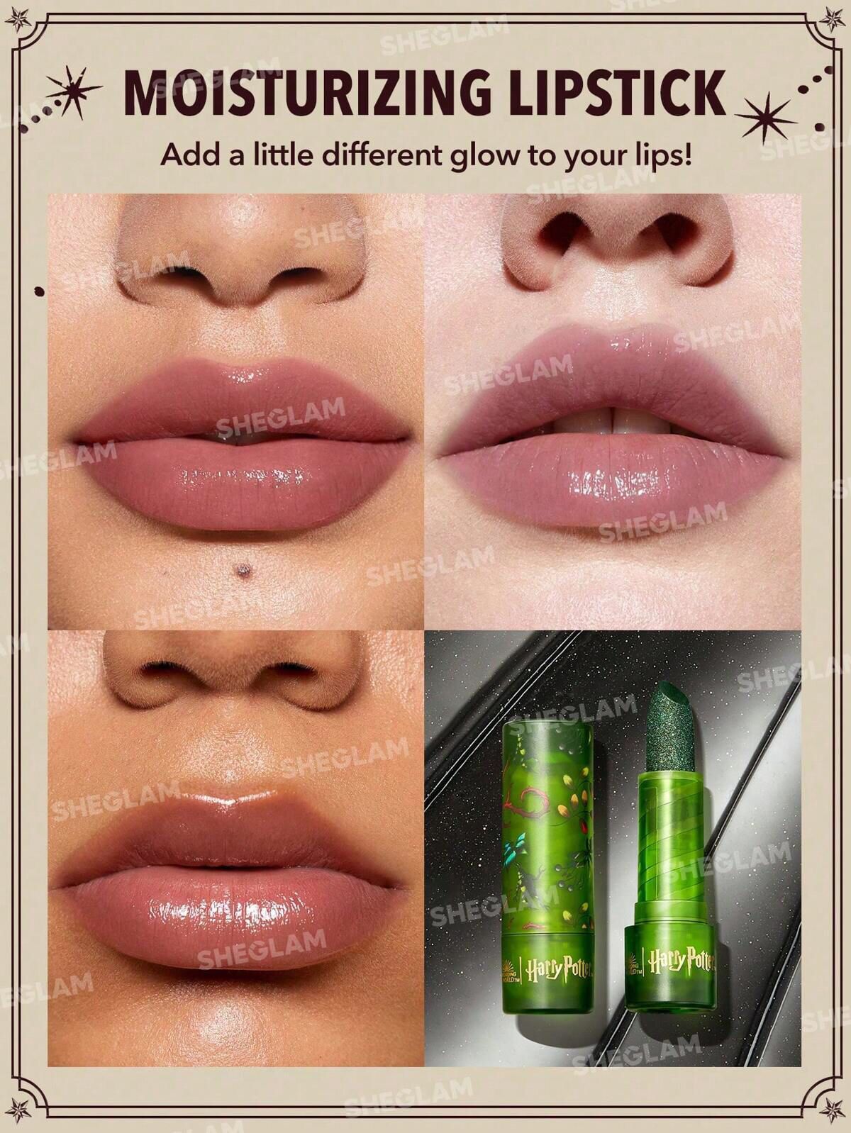 SHEGLAM GIFTED HERBOLOGIST GLITTER LIPSTICK احمر شفاه لامع من شيگلام - Image 3