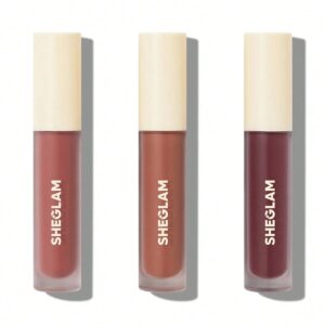 SHEGLAM MATTE ALLURE MINI LIQUID LIPSTICK SET - FEEL REAL سيت احمر شفاه من شيگلام