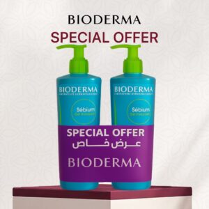BIODERMA Sebium Gel Moussant 1+1 Special Offer بايودرما غسول للبشرة بعرض خاص