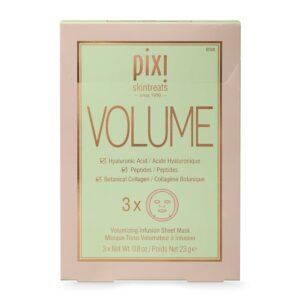 PIXI SKINTREATS VOLUME VOLUMIZING INFUSION SHEET MASK - 3 PIECE مجموعة ماسكات ورقية للعناية بلبشرة من بيكسي