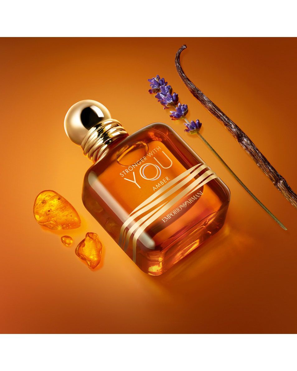 ARMANI EMPORIO STRONGER WITH YOU AMBER EAU DE PARFUM 100ml أرماني عطر للرجال - Image 3