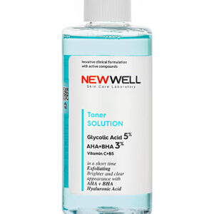 NEW WELL SKIN CARE LABORATORY TONER SILUTION 200ml تونر مقشر ومفتح للبشرة