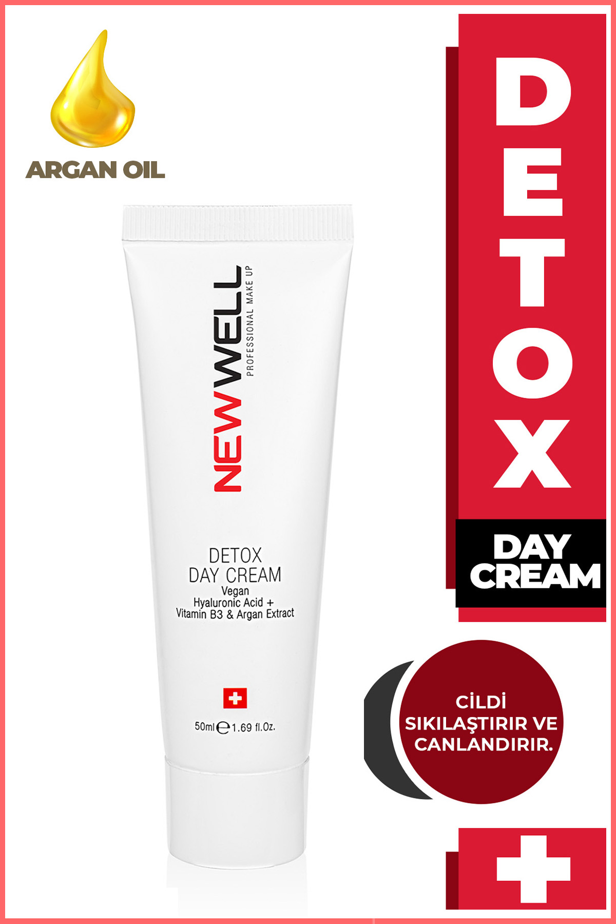 NEW WELL detox day cream 50ml كريم نيو ويل ديتوكس النهاري - Image 2