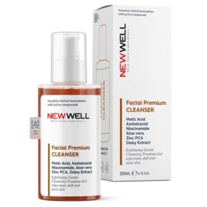 NEW WELL facial premium cleanser 200ml منظف الوجه الفاخر من نيو ويل