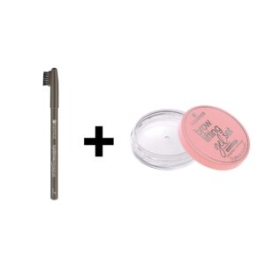 ESSENCE Eyebrow Special Offer - 02 brown أيسنس مجموعة الحواجب بعرض خاص
