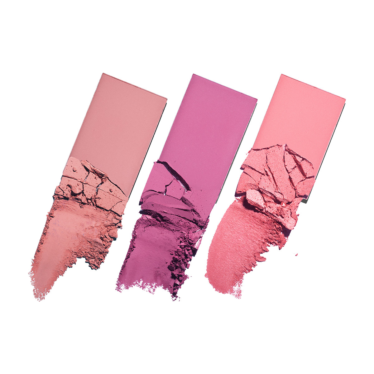 MON REVE BLUSH ON! Blush trio palette - 03 Plum مون ريڤ لوحة أحمر الخدود ثلاثية - Image 3