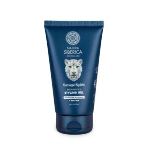 NATURA SIBERICA Savage Spirit Styling Gel Medium Hold 150ml جل تصفيف الشعر متوسط ​​التثبيت