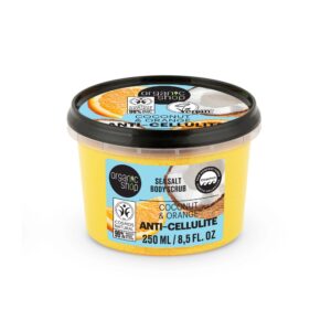 ORGANIC SHOP Anti-Cellulite Sea Salt Body Scrub 250ml اوركانك شوب مقشر الجسم بملح البحر المضاد للسيلوليت