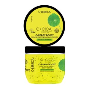 NATURA SIBERICA ENERGY BOOST SKIN BRIGHTENING BODY SCRUB 200ml ناتشورا سايبيريكا مقشر الجسم لتفتيح البشرة وتعزيز الطاقة