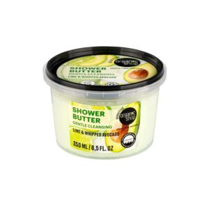ORGANIC SHOP Gentle Cleansing Shower Butter, Lime and Whipped Avocado 250ml زبدة الاستحمام المنظفة اللطيفة والليمون والأفوكادو المخفوق من اوركانيك شوب