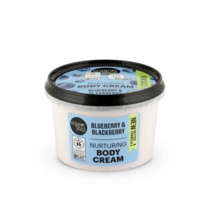 ORGANIC SHOP Nurturing Body Cream Blueberry & Black 250mlberry اوركانك شوب كريم الجسم المغذي بالتوت الأزرق والتوت الأسود