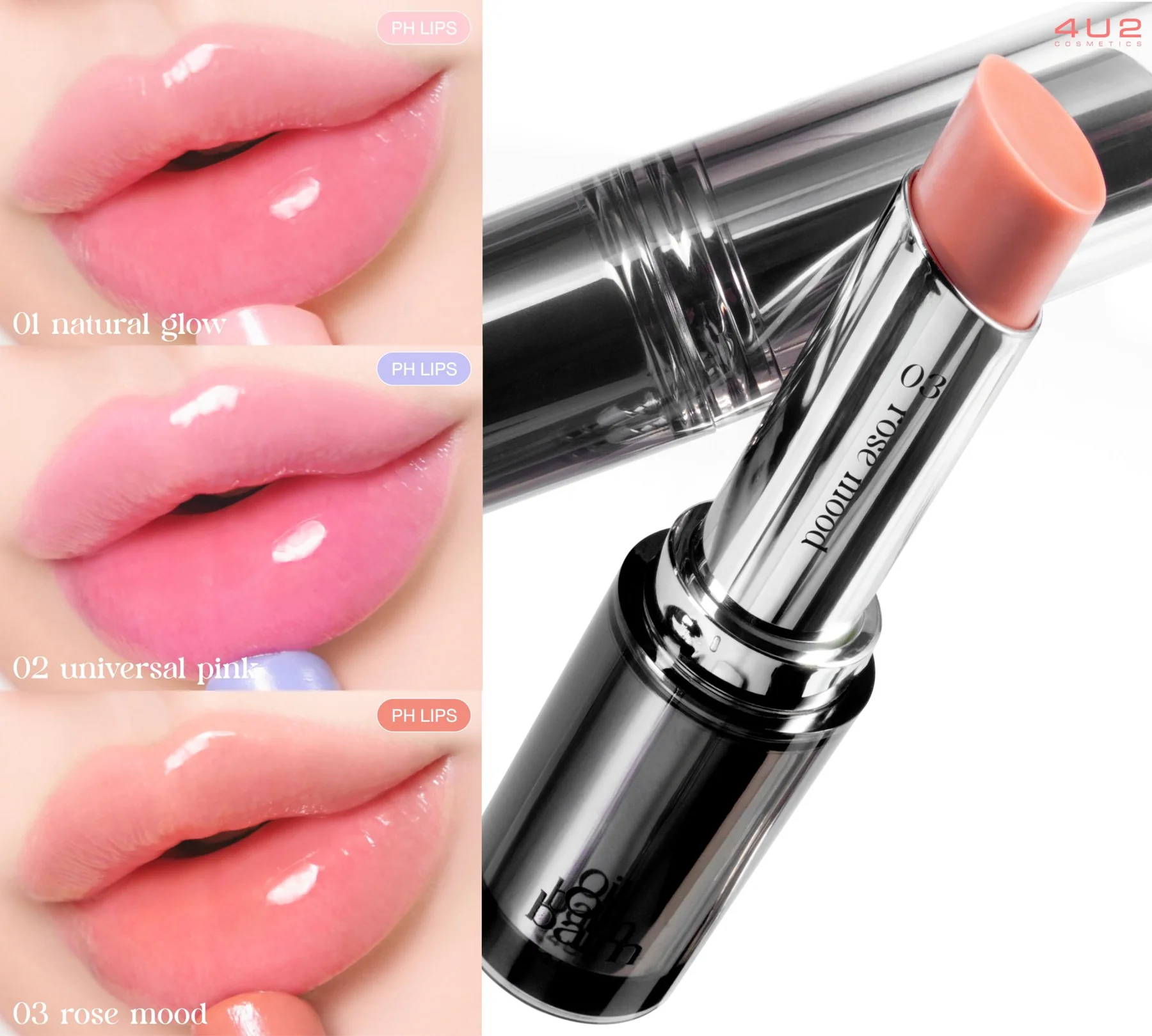 4U2 MELLOW Lip OIL BALM فور يو تو زيت مرطب للشفاه - Image 2