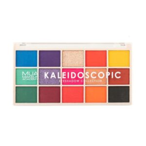 MUA MAKEUP ACADEMY 15 Shade Eyeshadow Palette - KALEIDOSCOPIC لوحة ظلال العيون المكونة من 15 لونًا من موا