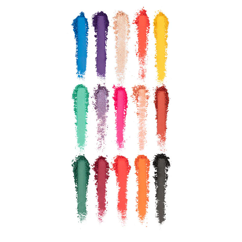 MUA MAKEUP ACADEMY 15 Shade Eyeshadow Palette - KALEIDOSCOPIC لوحة ظلال العيون المكونة من 15 لونًا من موا - Image 2