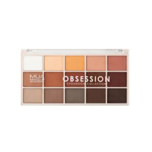 MUA MAKEUP ACADEMY 15 Shade Eyeshadow Palette - Obsession لوحة ظلال العيون المكونة من 15 لونًا من موا