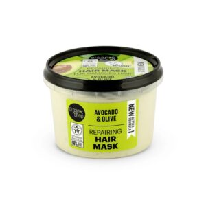 ORGANIC SHOP Repairing Hair Mask for Damaged Hair Avocado and Olive 250ml اوركانيك شوب قناع إصلاح الشعر التالف بالأفوكادو والزيتون