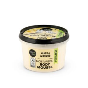 ORGANIC SHOP Moisturizing Body Mousse Vanilla 250ml اوركانك شوب كريم مرطب للجسم بنكهة الفانيليا