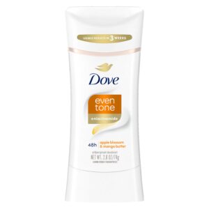 DOVE Even Tone Antiperspirant Deodorant for Uneven Skin Tone - apple and mango 74g مزيل العرق ايفن تون برائحة التفاح و المانجا من دوف