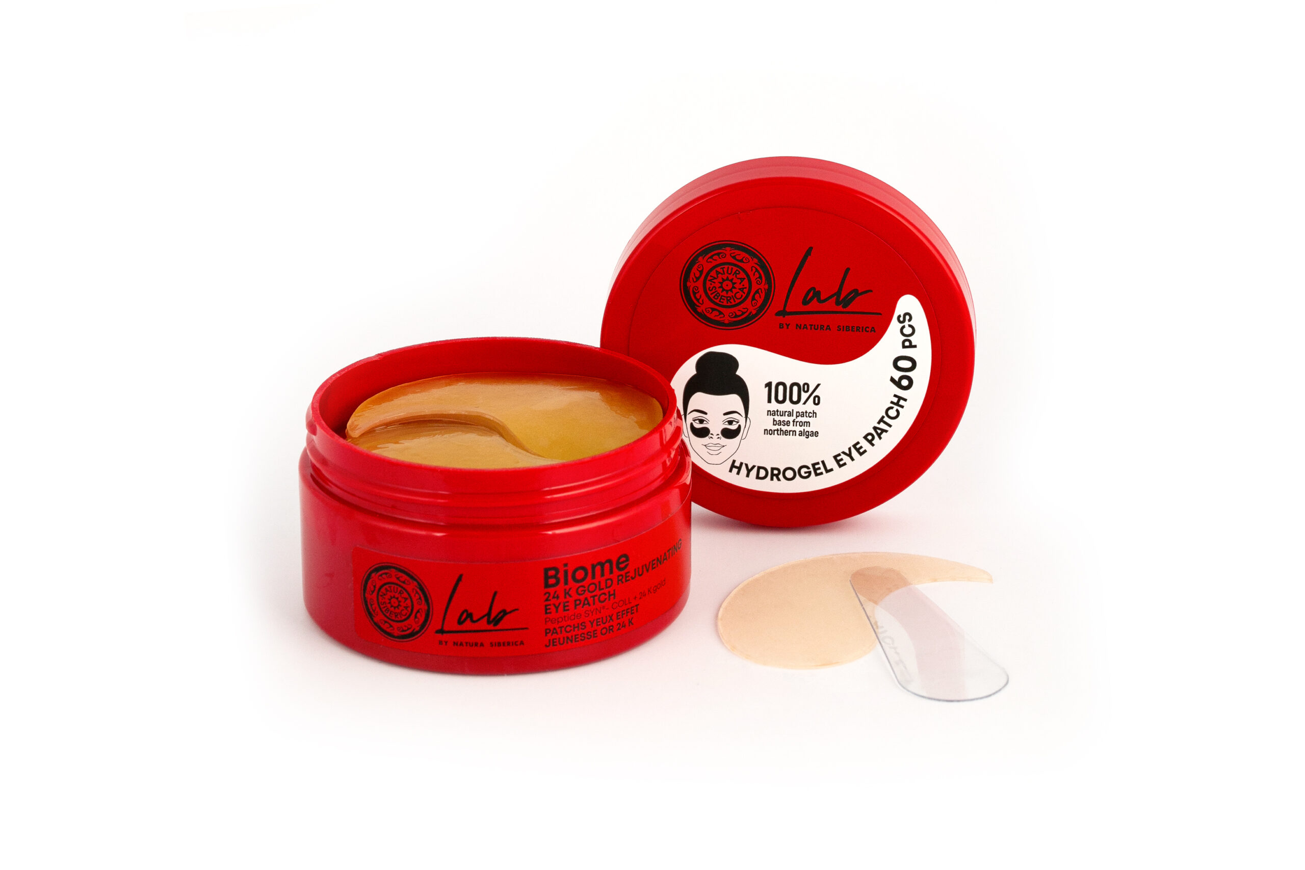 NATURA SIBERICA 24K GOLD REJUVENATING EYE PATCH 60pcs ناتشورا سيبيريكا رقعة عين مُجدِّدة بالذهب - Image 2