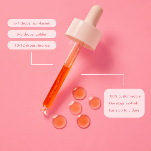 HELLO SUNDAY The Self Tan One Tan Drops زيت تسمير الجسم من هيلو سنداي - Image 4