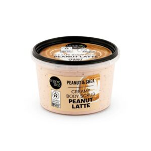 ORGANIC SHOP Peanut Latte Creamy Body Scrub Peanut and Shea 250ml اوركانك شوب مقشر الجسم الكريمي بزبدة الفول السوداني وزبدة الشيا
