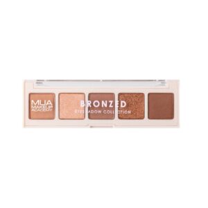 MUA MAKEUP ACADEMY BRONZED 5 SHADE EYESHADOW PALETTE - BRONZED لوحة ضلال العين من موا