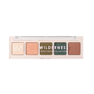 MUA MAKEUP ACADEMY BRONZED 5 SHADE EYESHADOW PALETTE - WILDERNESS  لوحة ضلال العين من موا