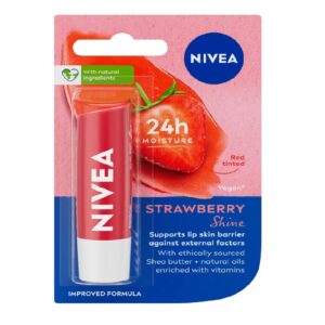 NIVEA Strawberry Shine Lip Balm  مرطب الشفاه من نيفيا