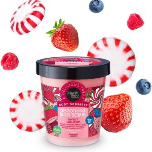 ORGANIC SHOP Body Desserts Smoothing Body Scrub Sweet Lollipop 450 ml اوركانك شوب مقشر الجسم المنعم بنكهة السكاكر الحلوة