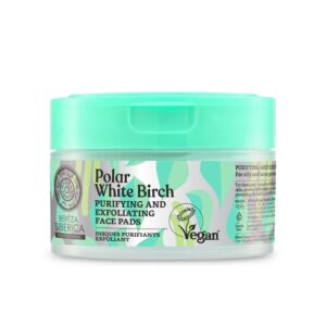 NATURA SIBERICA Polar White Birch Purifying and Exfoliating Face Pads 20PCS  ناتشورا سايبيريكا ماسكات الوجه المنقّية والمقشّرة من خشب البتولا الأبيض القطبي