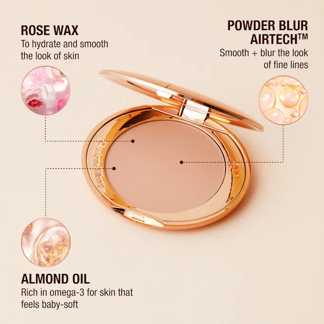 CHARLOTTE TILBURY AIRBRUSH FLAWLESS FINISH - 2 MEDIUM باودر من شارلوت تيلبوري - Image 3