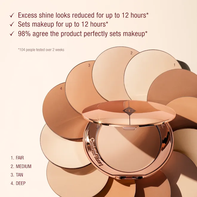 CHARLOTTE TILBURY AIRBRUSH FLAWLESS FINISH - 2 MEDIUM باودر من شارلوت تيلبوري - Image 2