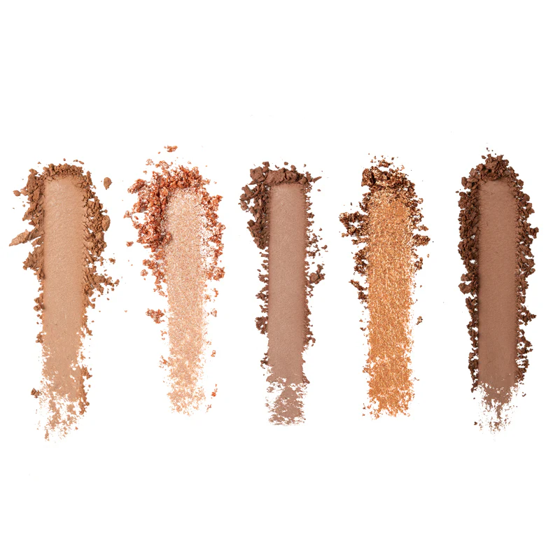 MUA MAKEUP ACADEMY BRONZED 5 SHADE EYESHADOW PALETTE - BRONZED لوحة ضلال العين من موا - Image 2