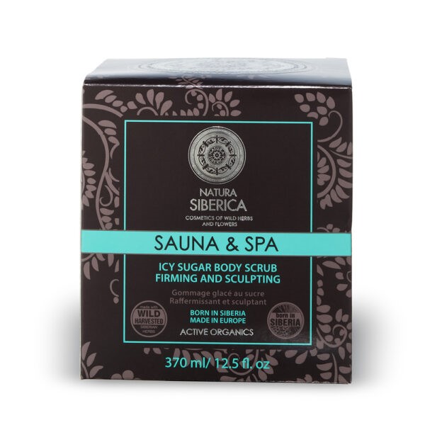 NATURA SIBERICA Sauna & Spa Icy Sugar Body Scrub 370ml ناتشورا سايبيريكا مقشر الجسم - Image 2
