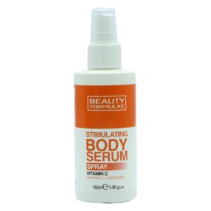 BEAUTY FORMULAS stimulating body serum spray 150ml سيروم الجسم المعزز بفيتامين c من بيوتي فورميولا