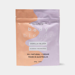 BODY BLENDZ  Vanilla Blush Coffee Body Scrub200g بودي بليندز مقشر بالقهوة للجسم