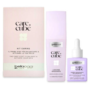 BELLAOGGI Care Cube Hydration Kit Serum + Lotion Face And Neck بيلاأوجي مجموعة العناية المتطورة بالبشرة