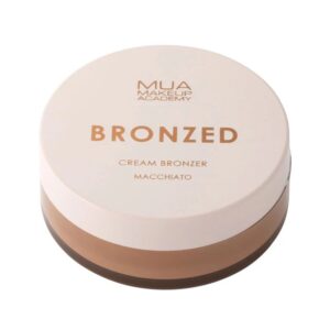 MUA MAKEUP ACADEMY BRONZED CREAM BRONZER - Macchiato كريم برونزر من موا