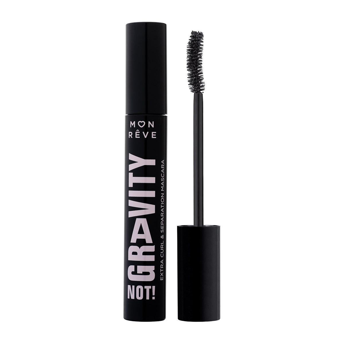 MON REVE GRAVITY NOT! MASCARA - 01 black مون ريڤ مسكارا لرموش منحنية - Image 3